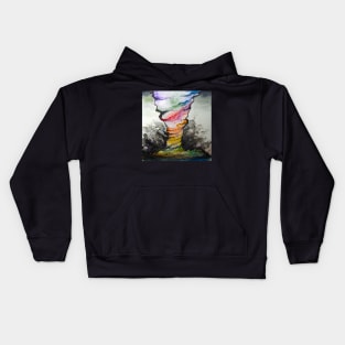 Whirlwind Color Tornado Kids Hoodie